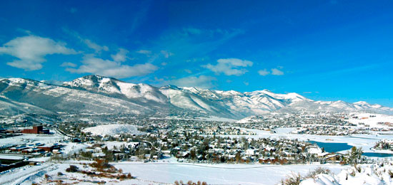 Park City Winter Panorama